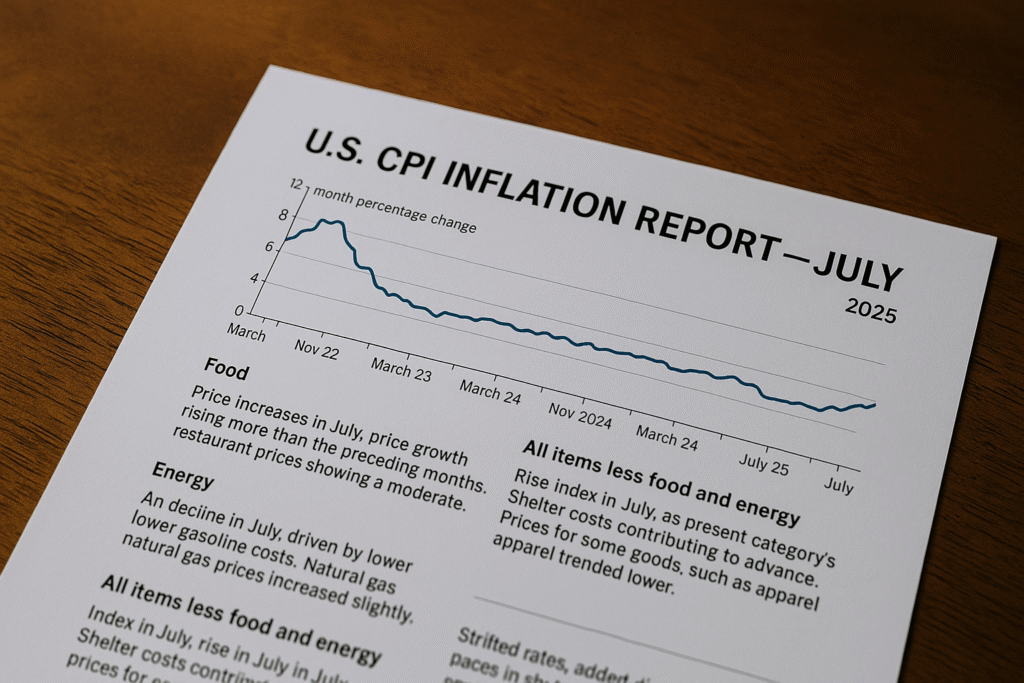 U.S. CPI Inflation Report 