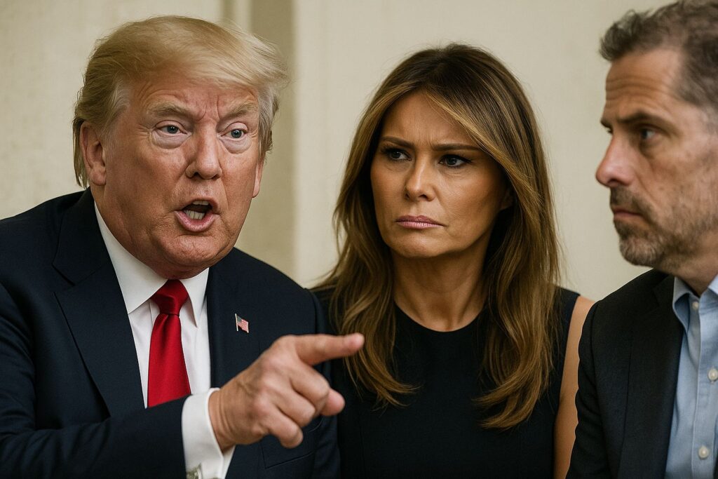 Trump Pushes Melania to Pursue Legal Action Against Hunter Biden