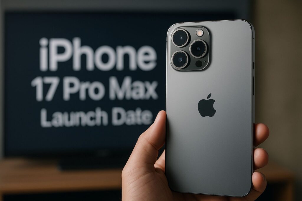 iPhone 17 Pro Max launch date -post on point