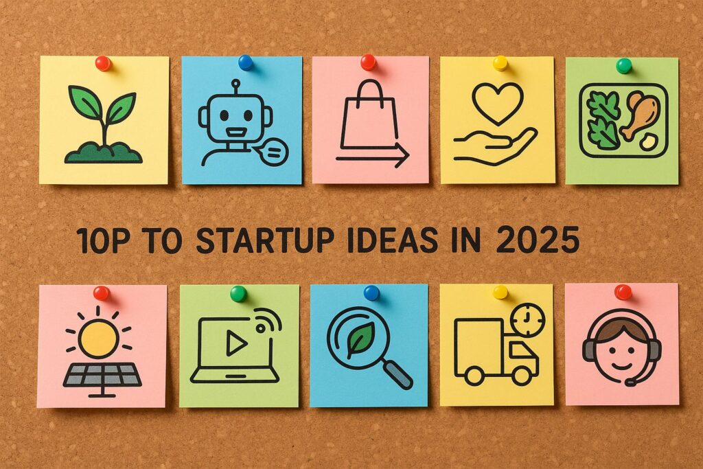 Top 10 Startup Ideas 2025