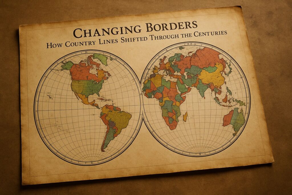 why borders shifted over centuries