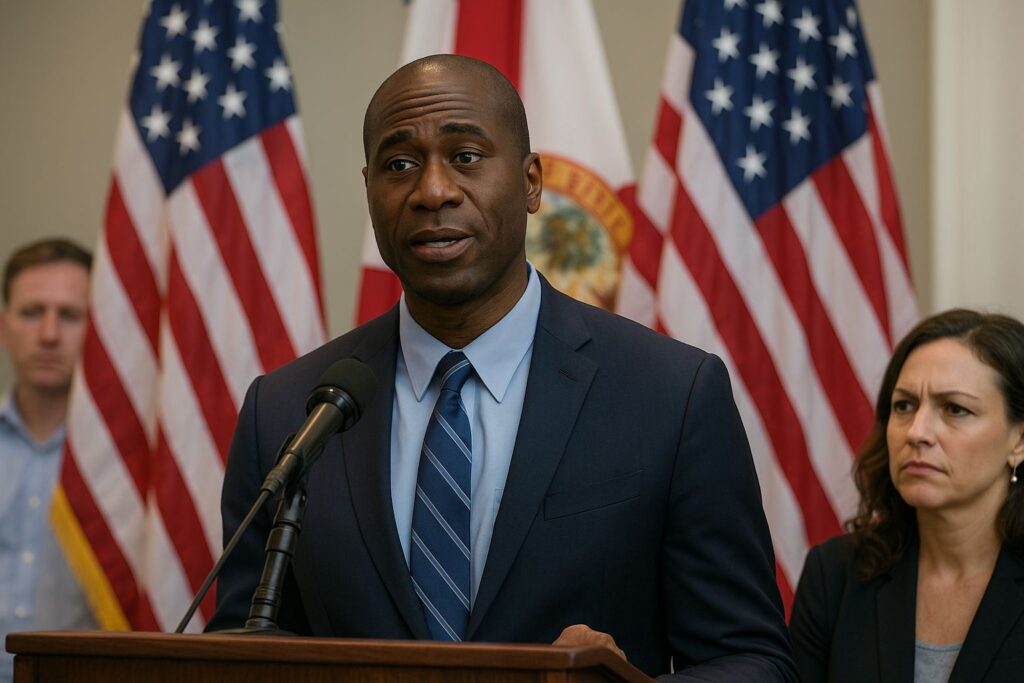 Joseph Ladapo announces end of Florida childhood vaccine mandates at press conference