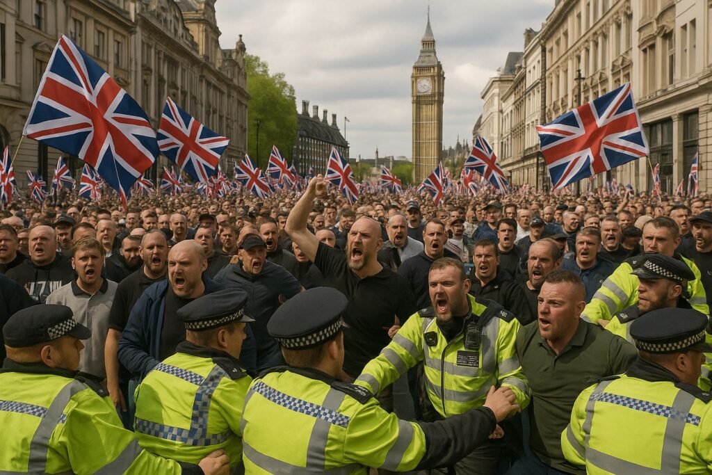 London Protests: 100,000 Rally as Clashes Rock the City - Post On Point