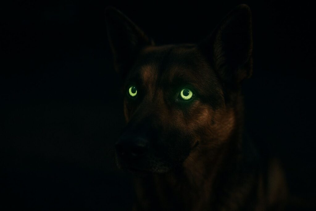 can dogs see in the dark
